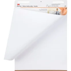 Easel Paper Pads*3M Flip Chart Easel Pad, 25" x 30", 40 Sheets/Pad, 2 Pads/Carton (MMM570)