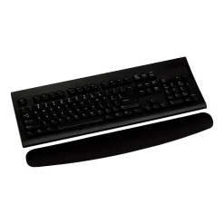 Hot 3M ™ Foam Wrist Rest for Keyboards, Black, Durable Fabric Cover, Anti-microbial Product Protection (WR209MB)