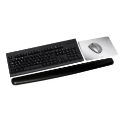 Hot 3M ™ Gel Wrist Rest for Keyboard and Mouse, Black, Easy Clean Cover, Anti-microbial Product Protection (WR340LE)