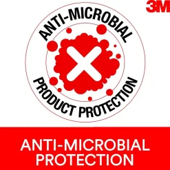 Clearance 3M Gel Wrist Rest for Mouse, Black, Easy to Clean Cover, Anti-microbial Product Protection (WR305LE)