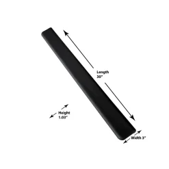 Sale 3M ™ Gel Wrist Rest for Standing Desks, Non-Slip Back, Black (WR200B)