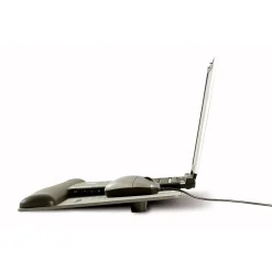 Clearance 3M Gel Wrist Rest with Platform for Keyboard and Mouse, Gray, Tilt Adjustable, Precise Mouse Pad (WR422LE)