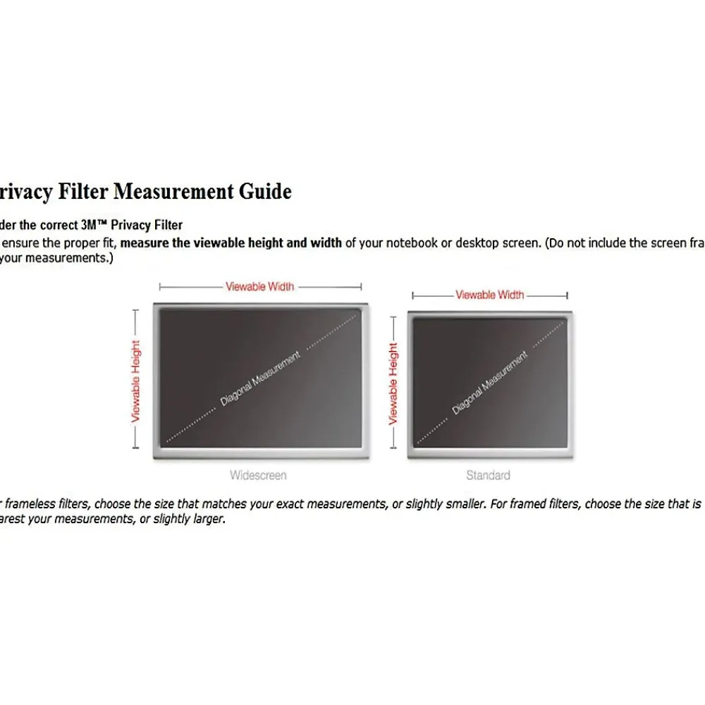 ™ Gold Privacy Filter for 19.01" Widescreen Monitor (5:4)<3M Hot