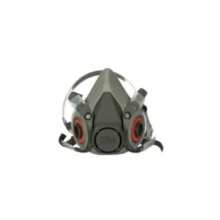 3M Half Facepiece Reusable Respirator 6200, Medium, Gray (6200)