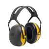 3M Occupational Health & Env Safety Over-the-Head Earmuffs Black & Yellow Each
