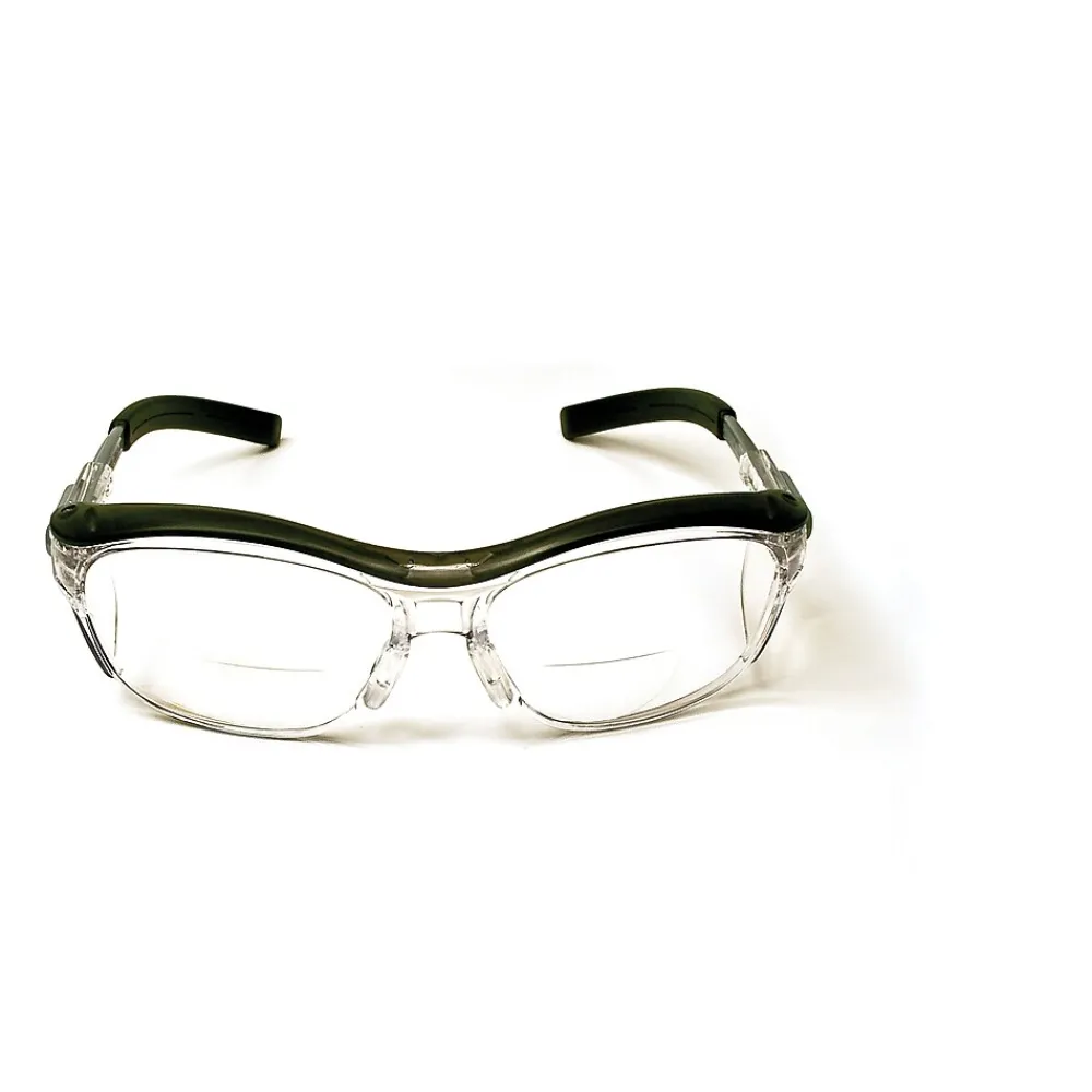 3M Occupational Health & Env Safety Glasses With Gray Plastic Frame, 1.5 Diopter