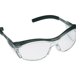 3M Occupational Health & Env Safety Glasses, Gray/Black