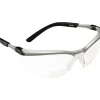 3M Occupational Health & Env Safety Silver & Black Frame Safety Glasses, Gray