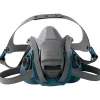 3M Occupational Health & Env Safety Reusable Respirator, Large, Gray/Teal (665565321)