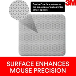Hot 3M ™ Precise™ Mouse Pad Enhances the Precision of Optical Mice, Non-Skid, Foam Back, 9