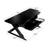 Standing Desks*3M Precision XL Easy Lift 6" - 20" Adjustable Desk, Black (SD70B)