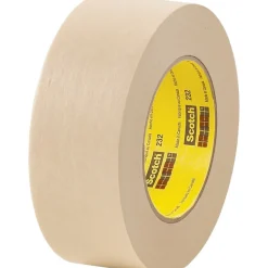 Online 3M ™ Scotch® 1/4" x 60 Yards x 6.3 mil Masking Tape 232, Tan, 12 Rolls (T93123212PK)