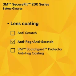 3M SecureFit Protective Eyewear, Clear Lens (SF201AF)