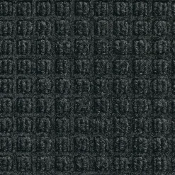 M + A Matting M+A Matting WaterHog Squares Classic Mat, universal cleated, 3' x 5', Charcoal (2005435070)
