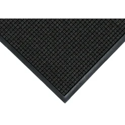 M + A Matting M+A Matting WaterHog Squares Classic Mat, smooth, 4' x 6', Charcoal (2005446170)