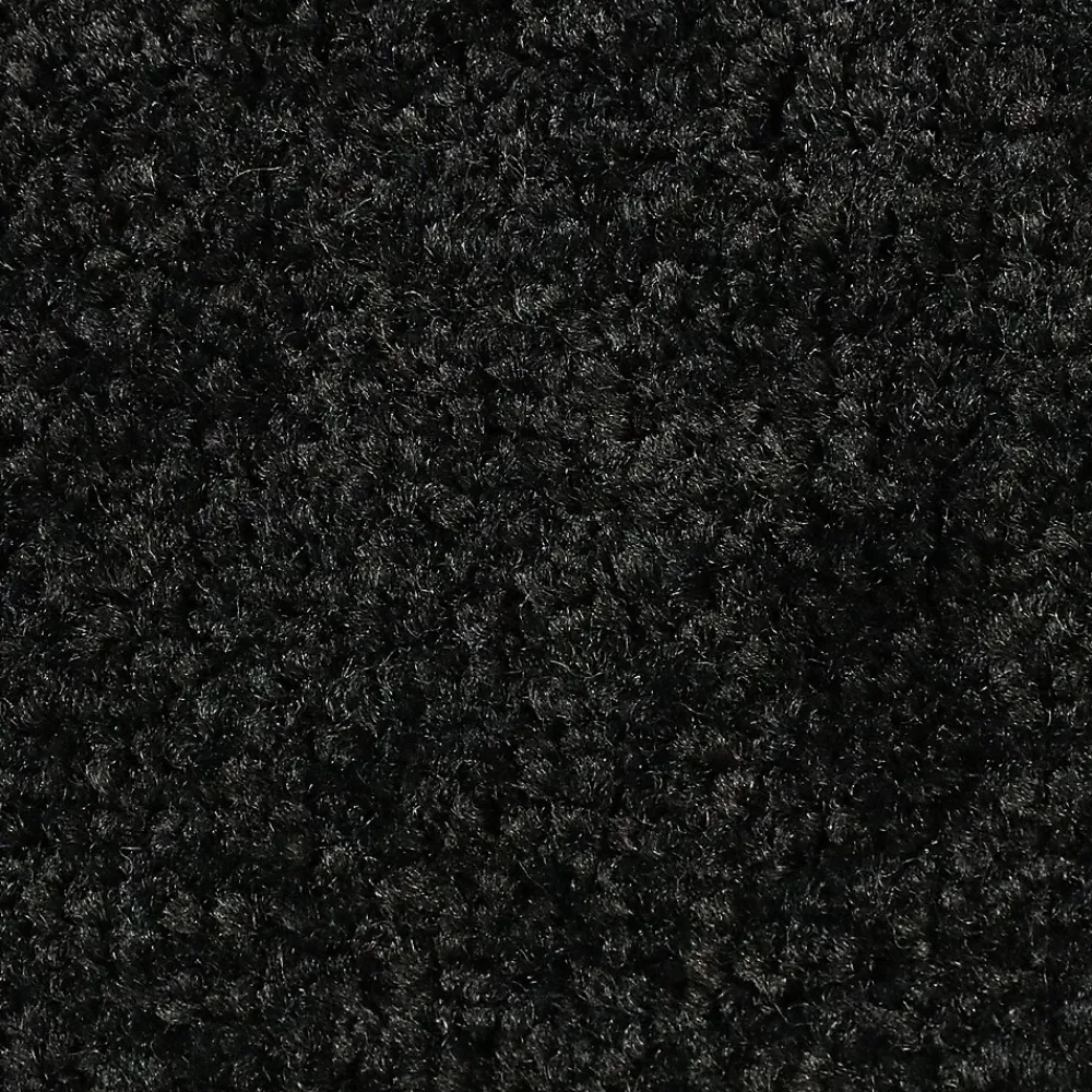 M + A Matting M+A Matting ColorStar Indoor Mat, 2.91' x 4.91', Solid Black (100435540)