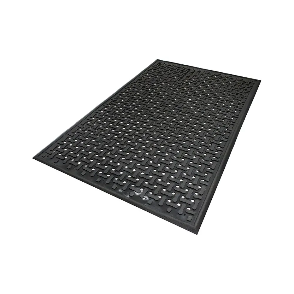 M + A Matting M+A Matting Comfort Flow Anti-Fatigue Mat, 56" x 34 Black (420135900)