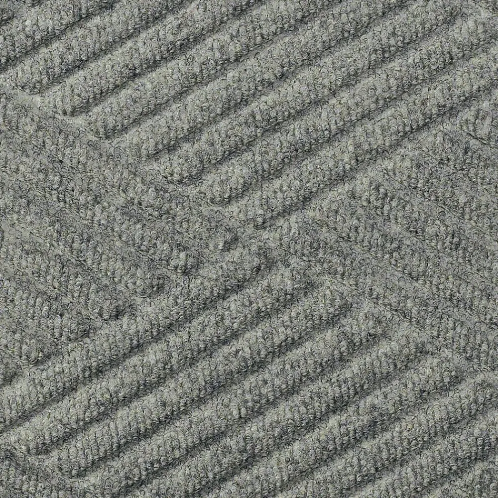 M + A Matting M+A Matting WaterHog Max Diamond Classic Mat, Universal Cleated, 3' x 5', Grey Ash (22957335070)