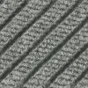 M + A Matting M+A Matting WaterHog Max Grand Diamond, Mat + Two Ends, Universal Cleated, 3' x 7.1', Grey Ash (224973000000)