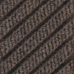 M + A Matting M+A Matting WaterHog Max Grand Diamond, Mat + One End, Universal Cleated, 6' x 7', Chestnut Brown (222000000000)