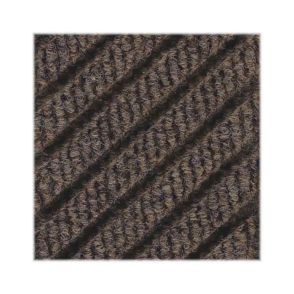 M + A Matting M+A Matting WaterHog Max Grand Diamond, Mat + One End, Universal Cleated, 4' x 10.5', Chestnut Brown (22248754105070)