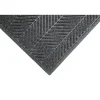 M + A Matting M+A Matting WaterHog Max Herringbone Fashion Mat, Universal Cleated, 3' x 5', Grey Ash (22417335070)