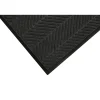 M + A Matting M+A Matting WaterHog Max Herringbone Classic Mat, Universal Cleated, 3' x 5',Black Smoke (22407035070)