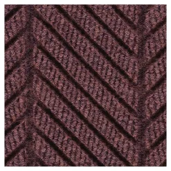 M + A Matting M+A Matting WaterHog Max Herringbone Classic Mat, Universal Cleated, 4' x 10', Maroon (224074000000)