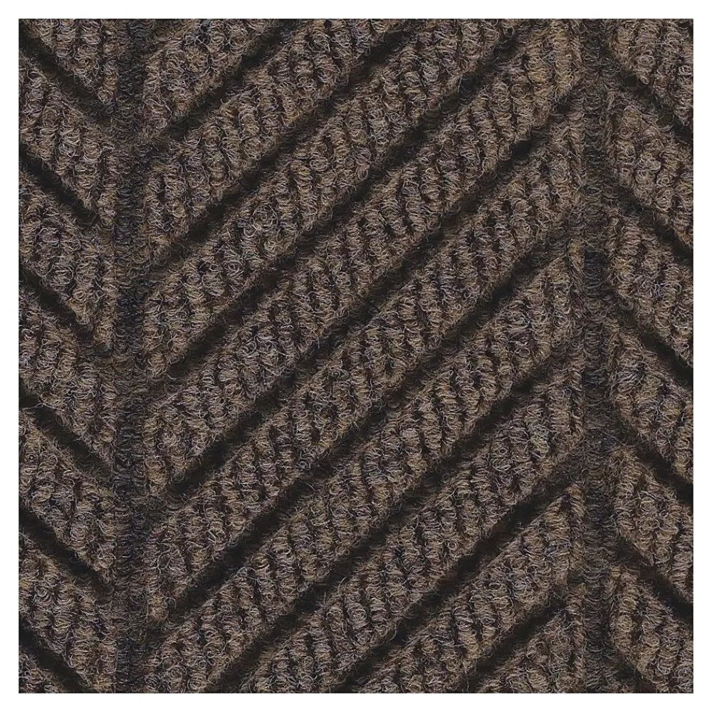 M + A Matting M+A Matting WaterHog Max Herringbone Classic Mat, Smooth, 4' x 10', Chestnut Brown (224075000000)