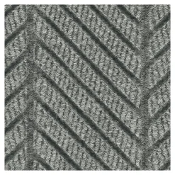 M + A Matting M+A Matting WaterHog Max Herringbone Classic Mat, Universal Cleated, 3' x 10', Grey Ash (224073310070)