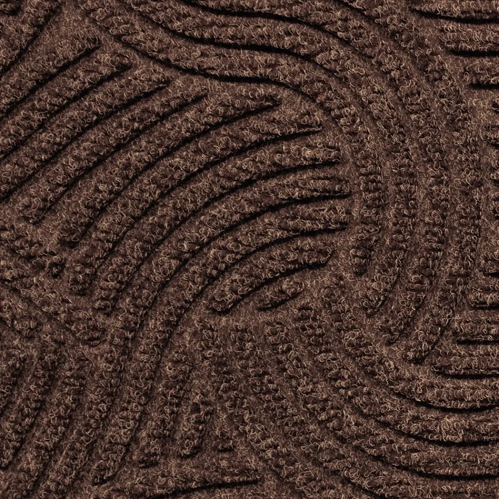 M + A Matting M+A Matting WaterHog Plus Indoor Mat, 5.83' x 11.83', Chestnut Brown (18575612090)