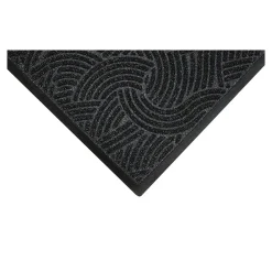 M + A Matting M+A Matting WaterHog Plus Indoor Mat, 5.83' x 11.83', Black Smoke (18570612090)