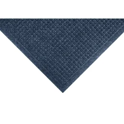 M + A Matting M+A Matting WaterHog Squares Fashion Mat, Universal Cleated,6' x 20', Navy (28061620070)