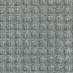 M + A Matting M+A Matting WaterHog Squares Fashion Mat, Universal Cleated, 3' x 10',Medium Grey (28057310070)