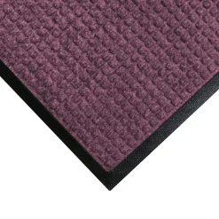 M + A Matting M+A Matting WaterHog Squares Classic Mat, Universal Cleated, 6' x 8', Bordeaux (2006068070)