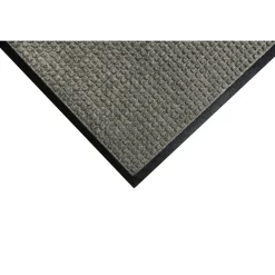 M + A Matting M+A Matting WaterHog Squares Classic Mat, Smooth Medium, 6' x 6', Grey (2005766170)