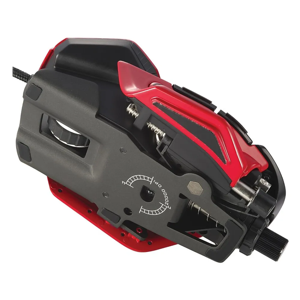 Sale Mad Catz R.A.T. 8+ ADV Optical Gaming Mouse, Red (MR06DCINRD000-0)