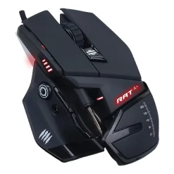 Hot Mad Catz R.A.T. 4+ Optical Gaming Mouse, Black (MR03MCINBL000-0)