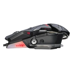 Hot Mad Catz R.A.T. 4+ Optical Gaming Mouse, Black (MR03MCINBL000-0)