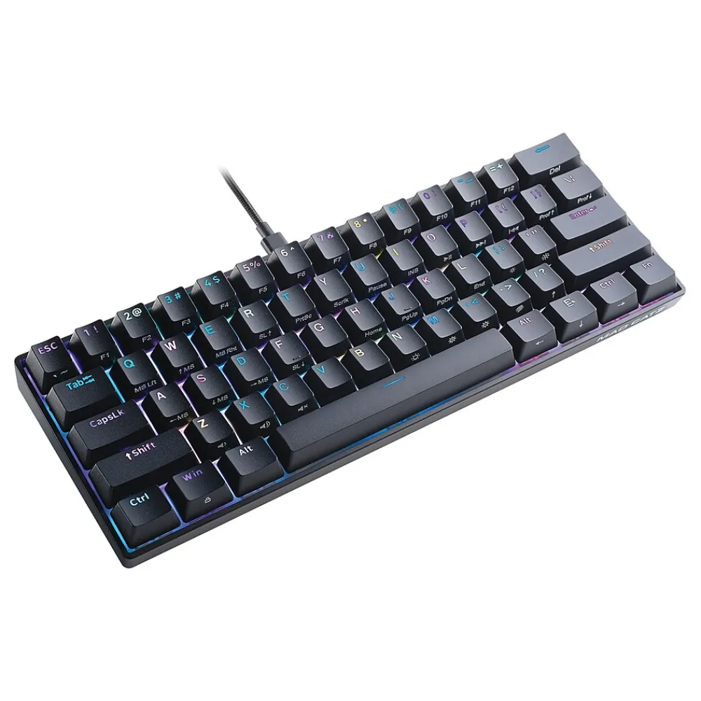 Discount Mad Catz S.T.R.I.K.E. 6 RGB Mechanical Keyboard, Black (KS63NMUSBL000-0)