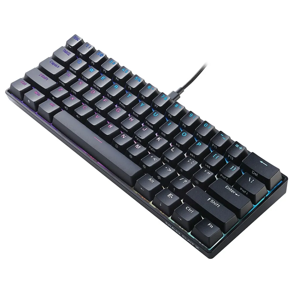 Discount Mad Catz S.T.R.I.K.E. 6 RGB Mechanical Keyboard, Black (KS63NMUSBL000-0)