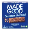 MadeGood Chocolate Drizzled Granola Bars, Vanilla, 0.85 oz, 5/Box, 6 Boxes/Pack (307-00427)