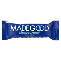 MadeGood Chocolate Drizzled Granola Bars, Vanilla, 0.85 oz, 5/Box, 6 Boxes/Pack (307-00427)