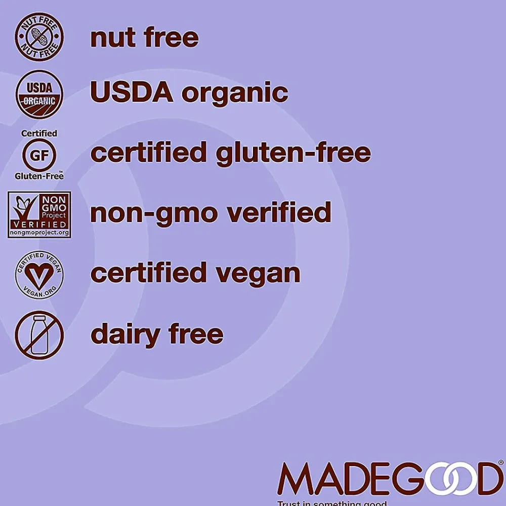 MadeGood Gluten Free Mixed Berry Granola Bar, 0.85 oz., 6 Bars/Box (307-00245)