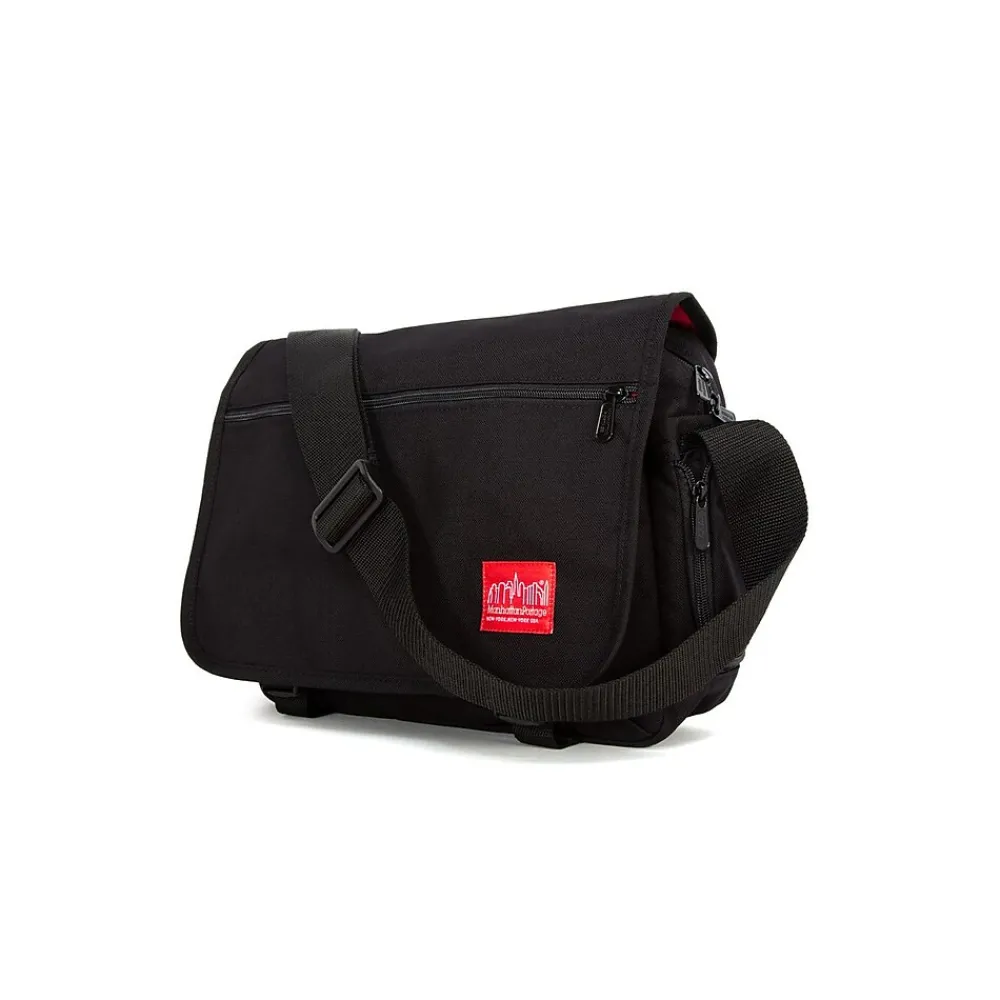 Delancey Fabric Casual Messenger Bag, Black (1466 BLK)<Manhattan Portage Hot