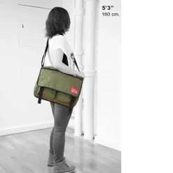 Europa Deluxe Large with Back Zipper Olive (1440Z OLV)<Manhattan Portage Sale
