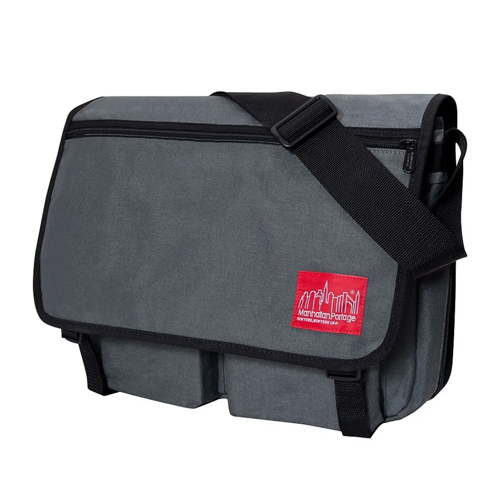 Europa Deluxe Large with Back Zipper Grey (1440Z GRY)<Manhattan Portage Discount