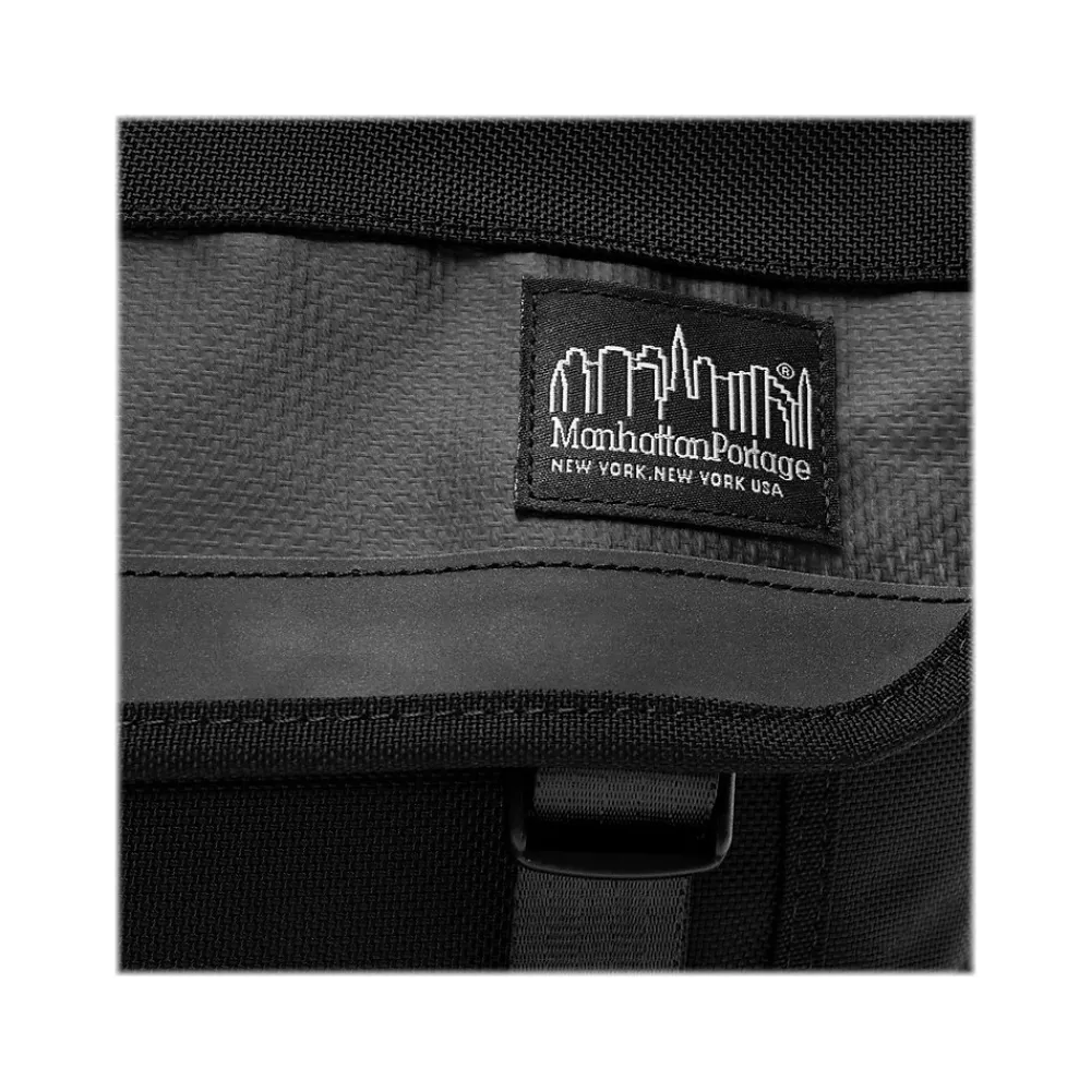 High Line Fabric Casual Messenger Bag, Black (1441-BL BLK)<Manhattan Portage Best