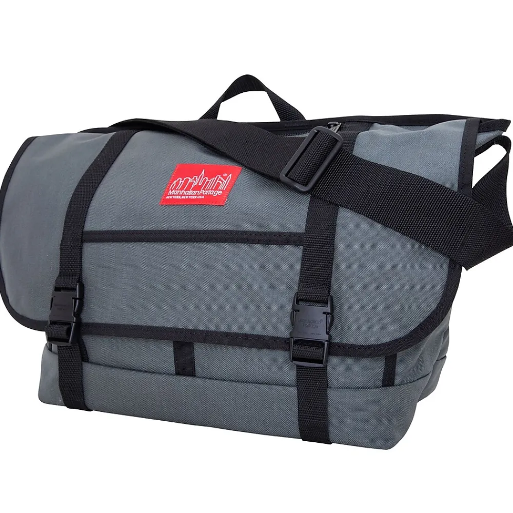 Ny Messenger Bag Large Grey (1607 GRY)<Manhattan Portage Discount