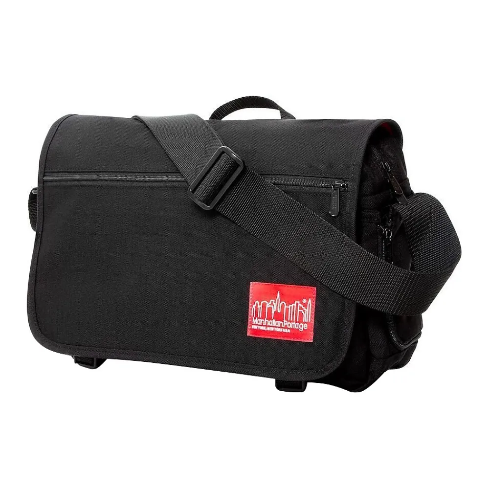 Red Label Delancey Fabric Casual Messenger Bag, Black (1467 BLK)<Manhattan Portage Online